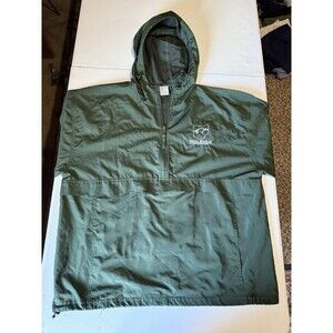 Older Champion Half Zip Pullover Rain Jacket XXLarge Ohio Eagle Distribution Grn